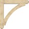 Ekena Millwork Thorton Craftsman Rough Sawn Bracket w/ Offset Brace, Douglas Fir, 8"W x 48"D x 48"H BKT0806X48X48THR04RDF - alternate 2